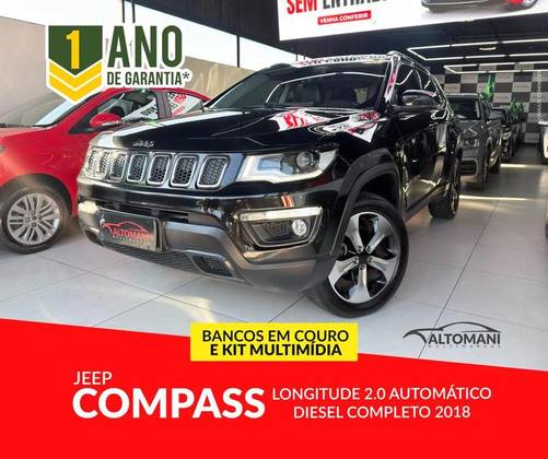 JEEP COMPASS 2.0 16V DIESEL LONGITUDE 4X4 AUTOMÁTICO